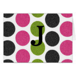 FUN CIRCLE INITIAL THANK YOU NOTES GREETING CARDS