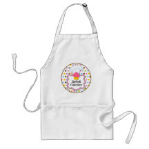 Fun Cupcake & Baker's Hat Personalised Apron