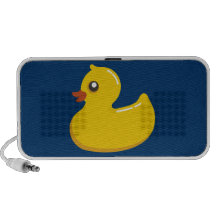 Fun Cute Yellow Rubber Ducky Laptop Speaker