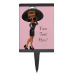Fun Diva Birthday Party Cake Topper