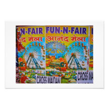 Fun Fair Advertisement-Mumbai (Bombay) india Photograph