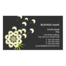 Fun Floral Business Cards
