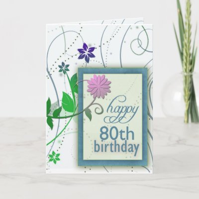 ... design for the 80th birthday party ... cards, posta