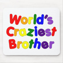 Fun Funny Brothers : World's Craziest Brother Mouse Pads