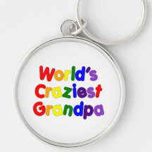 Fun Funny Grandfathers : World's Craziest Grandpa Keychain
