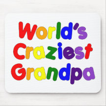 Fun Funny Grandfathers : World's Craziest Grandpa Mousemat