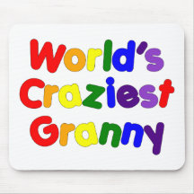 Fun Funny Grandmothers : World's Craziest Granny Mousepads