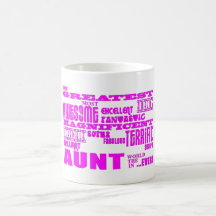 Fun Gifts for Aunts : Greatest Aunt Coffee Mugs