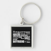Fun Gifts for Boyfriends : Greatest Boyfriend Keychain