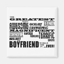 Fun Gifts for Boyfriends : Greatest Boyfriend Magnets