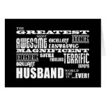Fun Gifts for Husbands : Greatest Husband Greeting Card