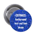 FUN! MAKE YOUR OWN BLUE GLITTER PIN!