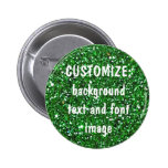 FUN! MAKE YOUR OWN GREEN GLITTER PIN!