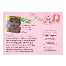 Fun Postcard Birthday Party Invitation