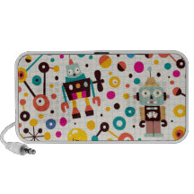 Fun robots portable speakers