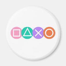 Fundamental Game Symbols Magnets