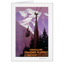 Funicular Railway to Brevent Mt. Cards