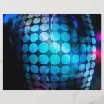 Funky 3D Circles Background Full Color Flyer