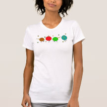 Funky Abstract Birds T Shirt