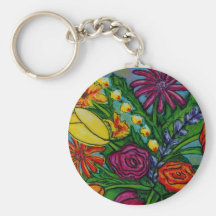 Funky Bouquet Key Chain