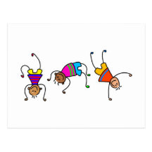 Funky Boys Postcard