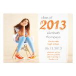 Funky Cool Class Of 2013 Graduation Announcement invitations