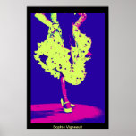 funky flamenco dancer Print