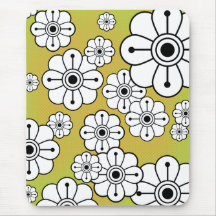 Funky Floral Mousepad
