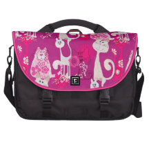 Funky Fun Cool Cats Laptop Bag