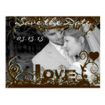 Funky Fun Save The Date with Your Photos Postcards