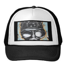 funky graffiti trucker hats