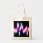 Funky Graphic EQ Audio Waveform Bag