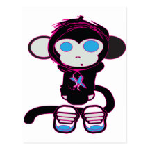 Funky Monkey by HusbandsRock Postcard