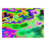 Funky Psychedelic Neon Retro Business Cards