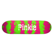 Funky Punk Flame Pinkie Skate Boards