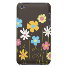 Funky Spring Flowers iPod Touch Case