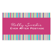 Funky Stripes Business Card