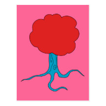 Funky Tree Post Card