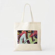 funky world tote bags