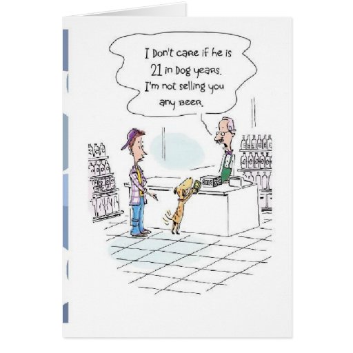 Funny 21st Birthday Card!