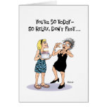 Funny 50th Birthday Card for Female