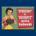funny 60's style women poster posters