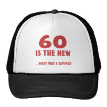 Funny 60th Birthday Gag Gifts Mesh Hat