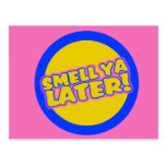 Funny 80s slang postcard
