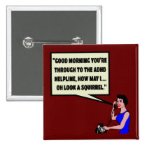 Funny ADHD buttons