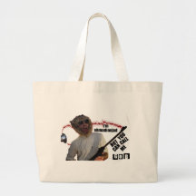 Funny Ahmadinejad Display Tote Bag