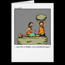 Funny Anaesthesiologist Greeting Card cards