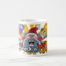 Funny Angry Santa Claus “Where is MY present?!” Mugs