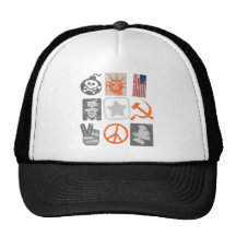 Funny antiobama historical icons hat
