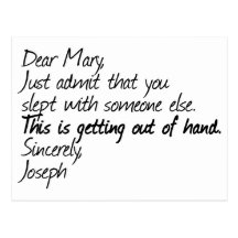 Funny atheist design post cards